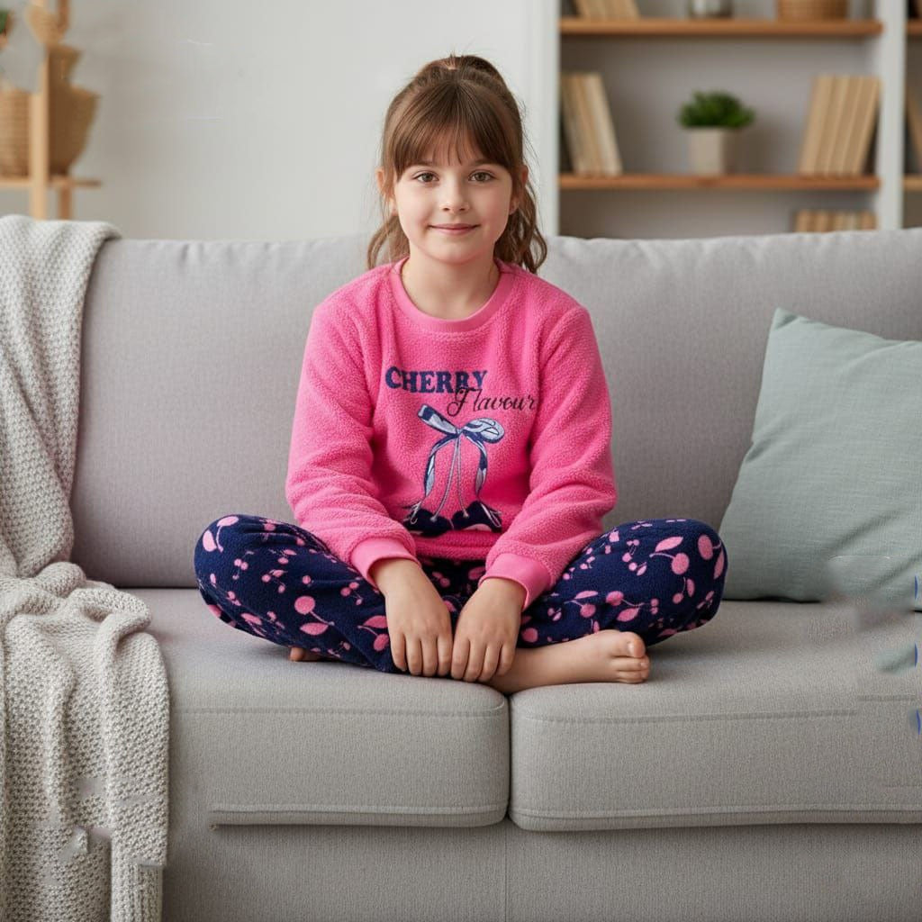 بيجامة kidlo بولار شيرى