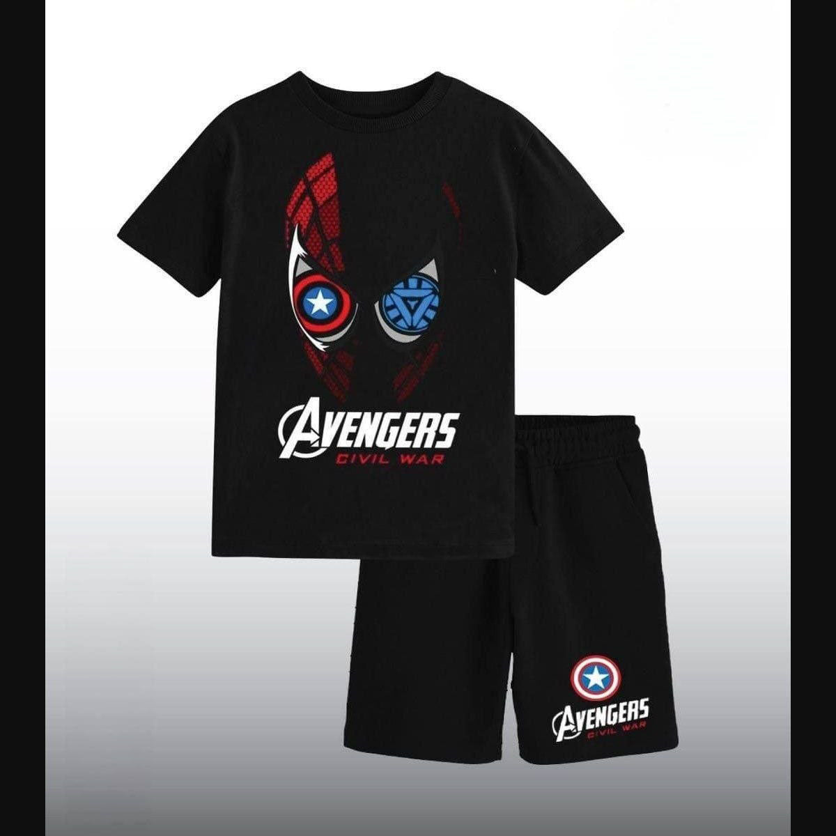 بيجامة avengers اسود