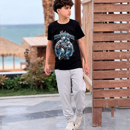 اسود Galaxy بيجامة