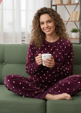 بيجامة kidlo حريمى نجوم نبيتى بولار