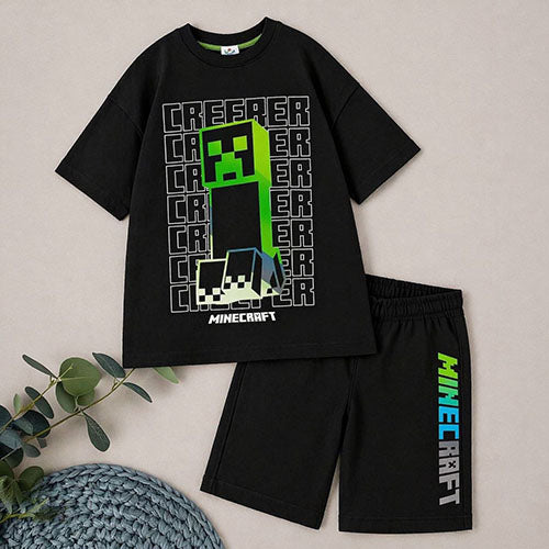 بيجامة KIDLO  اسود MINECRAFT