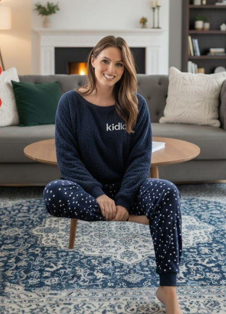 بيجامة kidlo حريمى نجوم كحلى بولار