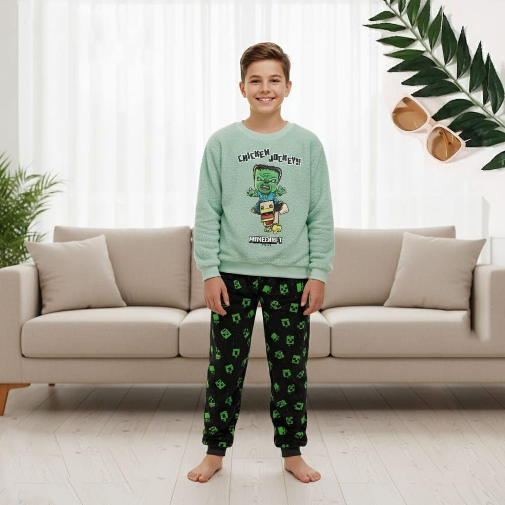 بيجامة kidlo بولار مينيكرافت
