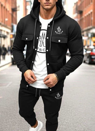 ترنج رجالى 3قطع اسود غطس مبطن