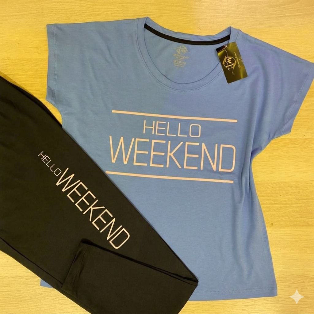 بيجامة weekend ازرق