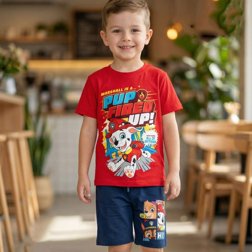 بيجامة مارشال احمر