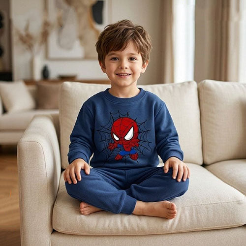 كحلى spider man بيجامة