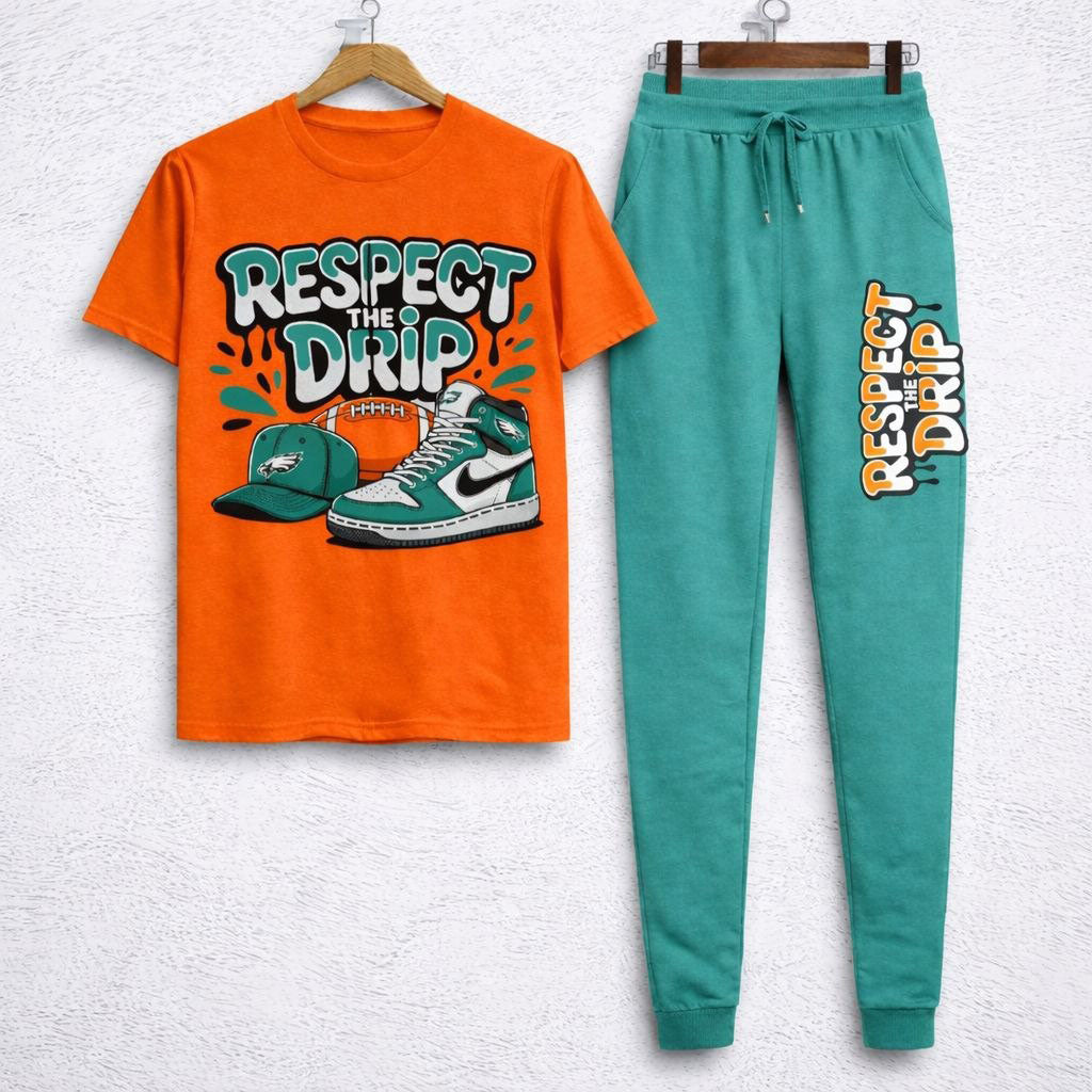 بيجامة كوتشى برتقالى بنطلون