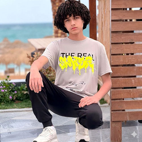 رصاصى The real بيجامة